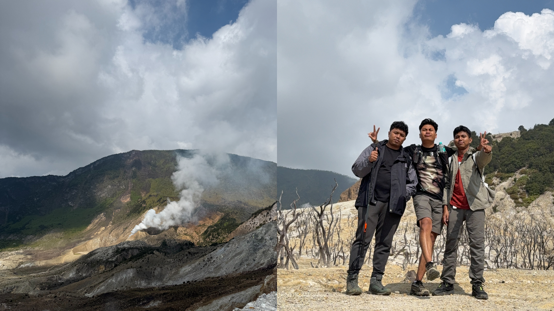 Gunung Papandayan collage.